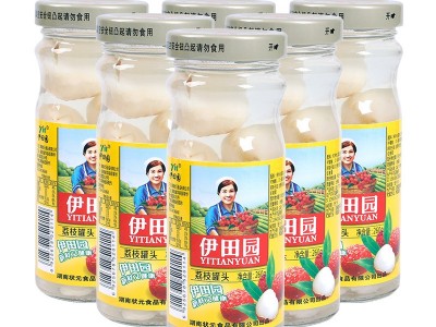 伊田园荔枝罐头260克X6瓶糖水即食休闲零食水果罐头工厂 一件代发图5