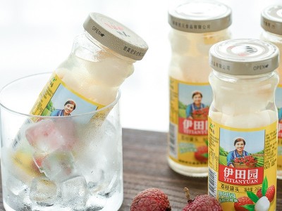 伊田园荔枝罐头260gX4瓶 新鲜糖水零食水果罐头果肉饮品奶茶原料图2