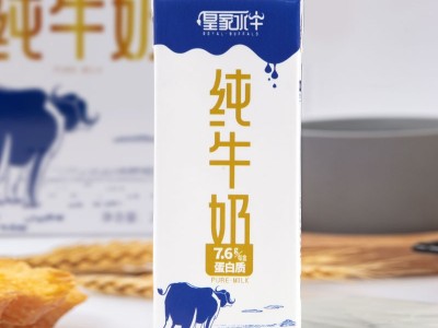 厂家直发皇氏乳业 皇家水牛200ml*10盒成人儿童早餐纯牛奶整箱代图3