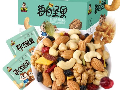 每日坚果20克袋装混合坚果炒货办公休闲小零食综合果仁大礼包批发图4