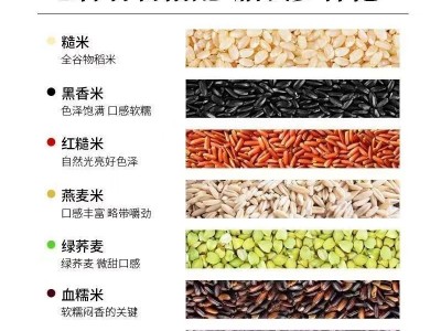 真空七色糙米低脂肪健身高饱腹五谷杂粮饭粗粮主食糙米七色新米图5