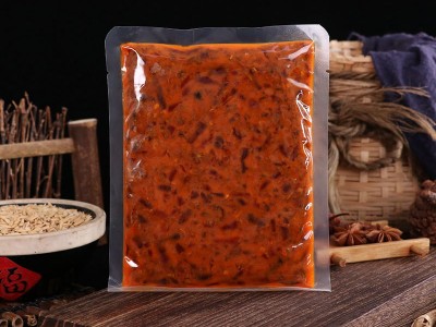 蜀九香厂家批发牛油有渣火锅底料240g串串香麻辣烫冒菜手工调料图5