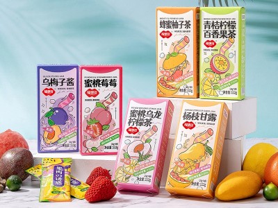 福事多杨枝甘露盒装果茶青桔柠檬蜜桃百香果蜂蜜柚子冷热冲泡饮品图3