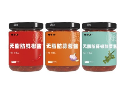 源头工厂定制瓶装辣酱网红拌面拌饭无脂辣椒鲜椒蒜蓉藤椒酱批发图4