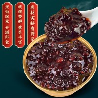 批发速食粥懒人早餐五黑桑葚粥160g/罐方便速食粥即食免煮饱腹