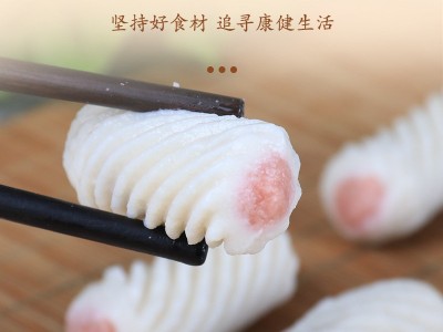 鱼味肉卷夹心鱼卷 麻辣香锅火锅丸子鱼豆腐烧烤串串香淡水鱼肉卷图3