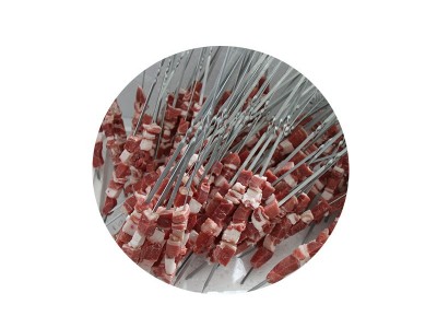 内蒙古羊肉串半成品纯羊肉新鲜羊肉每串净肉20克纯羊肉烧烤食材图5