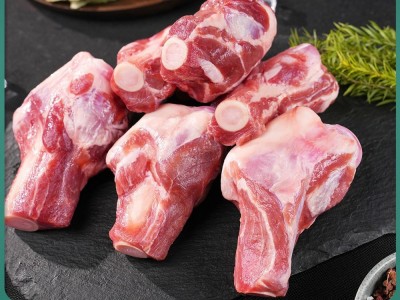 宁夏盐池滩羊带肉羊棒骨1000g/袋羊骨头新鲜羊肉工厂批发一件代发图2