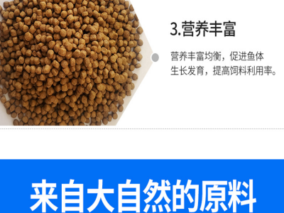 30蛋白混养鱼膨化漂浮料 适口性好生长快 易消化吸收图4