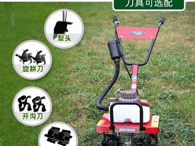 伯赫曼微耕机宗申动力大马力小型旋耕机多功能犁地旋耕开沟起垄图2