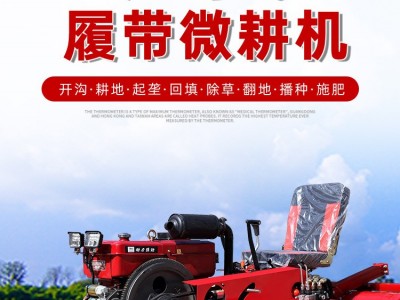 微耕机翻土旋耕机小型开沟耕地机家用履带式农用犁地柴油耕田四驱图4
