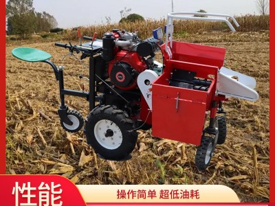 厂家供应小型红色收割台豪华版收割机收玉米机手扶 操作灵活图3