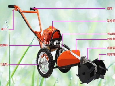 厂家批发精品手推割草机家用汽油二冲程圆盘小型松土除草机打草机图4