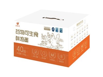 这时光谷物可生食新鲜鸡蛋无沙门氏菌无腥味无菌鸡蛋40枚礼盒整箱图5
