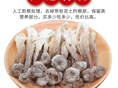 中芮鹿茸菇干货200克脆脆菇菌菇干货无熏硫农产品干锅煲汤炒菜营图2
