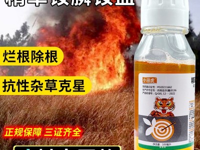 小田虎精草铵膦铵盐10.9%正品速草风荒地果园杀草剂除草烂根剂图3