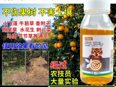 小田虎精草铵膦铵盐10.9%正品速草风荒地果园杀草剂除草烂根剂图4