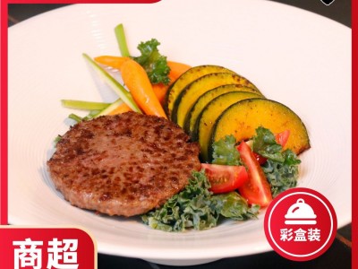 真牛馆和牛牛肉饼彩盒装商超供应汉堡饼定制牛肉超市送礼卖场礼盒图3