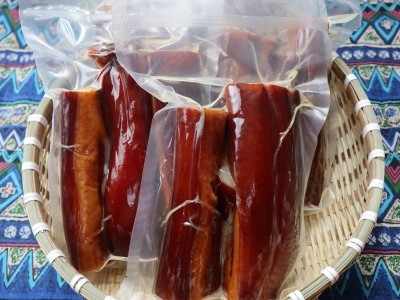 湖南特产传统柴火烟熏偏肥腊肉一斤装湘味咸肉整箱批发图3