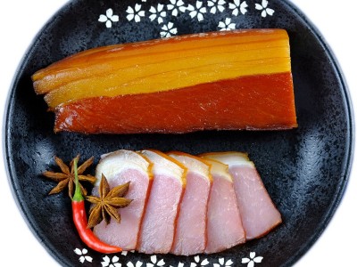 湖南特产传统柴火烟熏腊肉瘦肉现货条肉批发厂家直供腊里脊肉图4