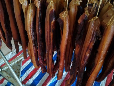 批发中山特产广式五花腊肉非烟熏农家后腿肉5kg独立包装水晶腊肉图3