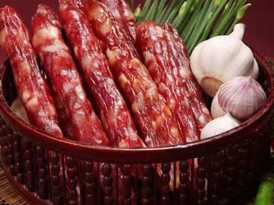 广东特产江门腊肠批发广府腊味腊肉生晒肠仔烧烤腊味广式腊肠图4