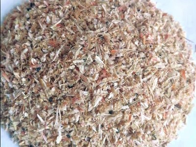 烘干虾糠 虾糠海虾糠 鲜虾糠 虾壳粉 水产饲料宠物饲料图2