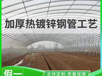 无锡温室大棚管 镀锌焊管 批发大棚骨架大棚配件单体大棚图1
