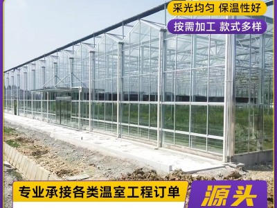 玻璃温室大棚 花卉园林智能温室 大棚厂家设计安装玻璃暖棚温室图2