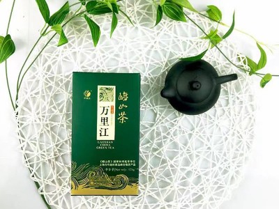 2024年青岛特产崂山绿茶万里江江雪二星新茶250克礼盒装绿茶图2