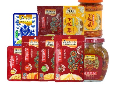 乌江榨菜批发80g*100袋 涪陵榨菜脆口榨菜芯红油榨菜丝萝卜海带丝图4
