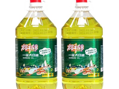 福稻四方大豆油5L桶装食用油高质量家用商用代发图3