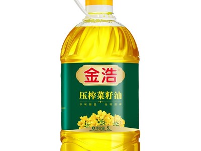 金浩压榨菜籽油5L食用油图5