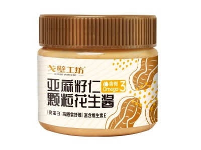 戈壁工坊源头工厂直供亚麻籽仁颗粒花生酱宝宝辅食训练健身餐图5