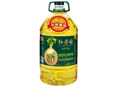 红芳园橄榄香调和油 酒店餐饮适用橄榄调和油 5升橄榄植物调和油图5