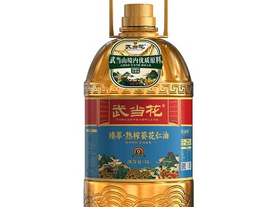武当花熟榨葵花仁油5L物理压榨家用炒菜烹饪食用油植物油包邮图5