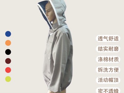 新款蜂衣防蜂衣防蜂服单件太空服蜜蜂防护服迷彩防蜂服图4