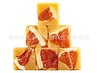 蜂蜜柠檬冰糖老黄糖块冻干柠檬茶方糖块茶大货独立包装茶块批发图5