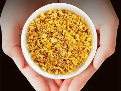 桂花食用广西桂花茶金桂花粉人工筛选代用花茶一件代发桂花干图2