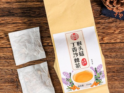 厂家直销猴头菇丁香沙棘茶养胃茶丁香茶组合花茶袋泡茶组合茶包图4