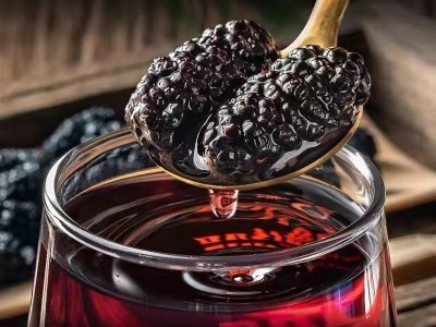 一件代发罐装新疆黑桑葚干批发 头茬饱满即食黑桑葚果干泡茶泡酒图3