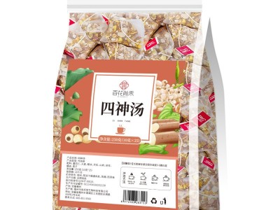 四神汤10包/25包/50包大麦茶薏苡仁茯苓橘皮山药莲子三角包花茶一图4