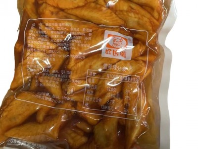 好吃嘴鸡尖麻辣香卤冷吃鸡翅尖鸿福川麻辣五香凤翅开袋即食鸡尖批图5