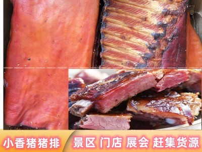 烟熏小香猪排厂家直供江湖展会景区门市赶集货源麻辣小香猪排批发图3