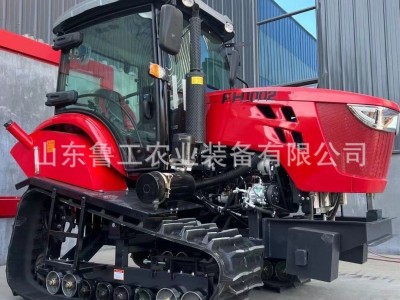 120马力履带式拖拉旋耕机带挖机 水旱两用小型履带旋耕施肥拖拉机图4
