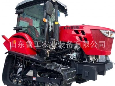 120马力履带式拖拉旋耕机带挖机 水旱两用小型履带旋耕施肥拖拉机图5