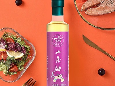 广西精品物理压榨山茶油厂家直供 盈紫桂人 单瓶礼盒装包邮图2