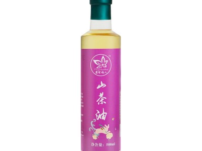广西精品物理压榨山茶油厂家直供 盈紫桂人 单瓶礼盒装包邮图4