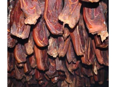 【腊腿肉】恩施农家传统工艺腌制柴火烟熏腊肉前后腿二刀肉图4