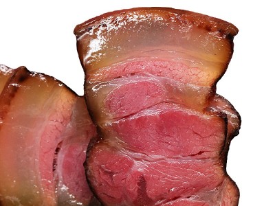 【腊腿肉】恩施农家传统工艺腌制柴火烟熏腊肉前后腿二刀肉图5